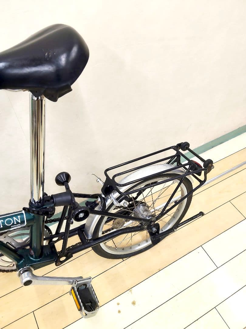 ブロンプトン・BROMPTON 折りたたみ自転車 グリーン