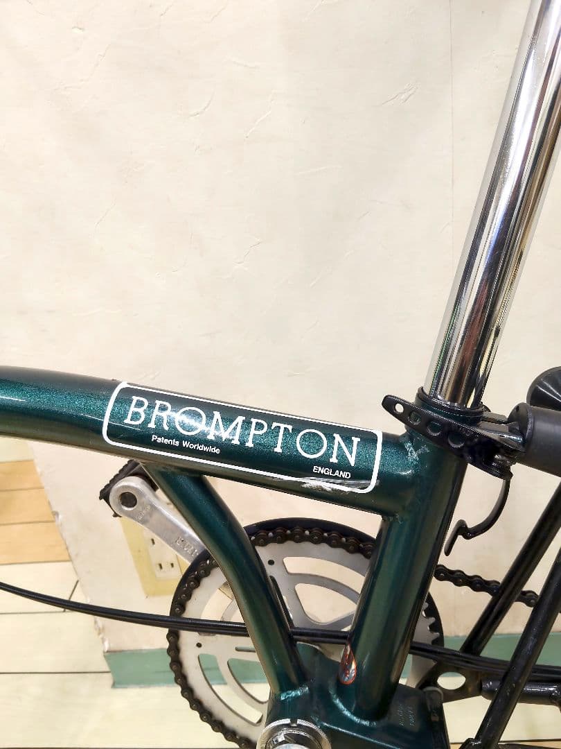 ブロンプトン・BROMPTON 折りたたみ自転車 グリーン