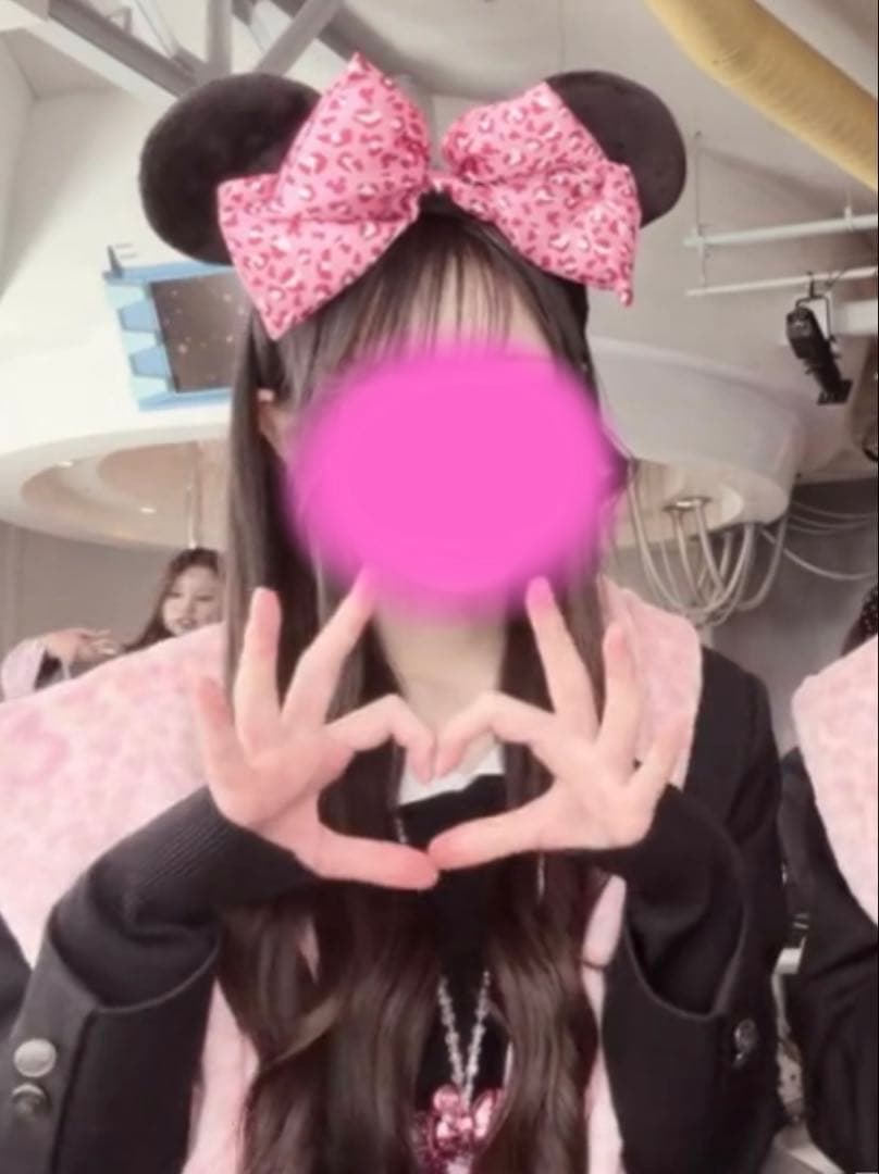 ディズニー ミニー ヒョウ柄 リボン カチューシャ 値下げOK‼️