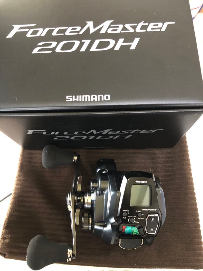 シマノフォースマスター201DH左巻きバッテリーセット