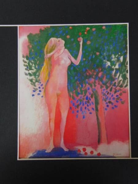 ポール・ギアマン、イヴ、超希少額装用画、新品額装付