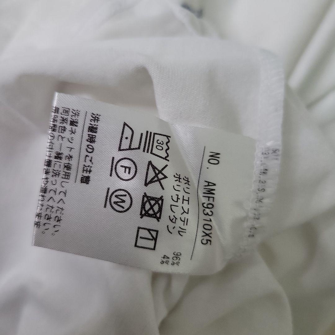 美品　and per se 長袖ポロシャツ LL ホワイト　LLサイズ　メンズ