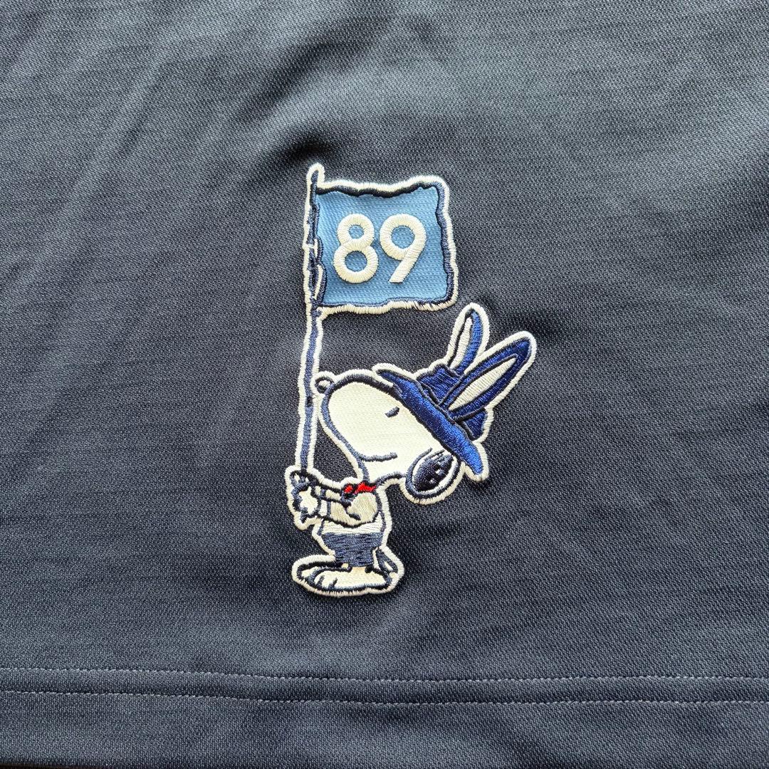 パーリーゲイツ×ピーナッツ 半袖モックネック GOOUT スヌーピーコレクション