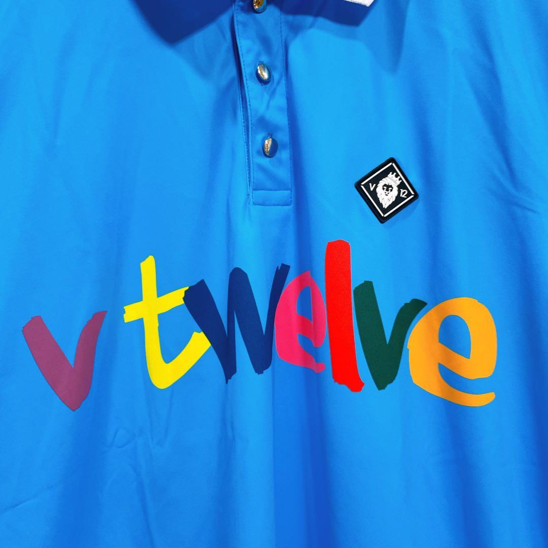 V12 ヴィトゥエルヴ goodロゴ ポロシャツ ゴルフウェア
