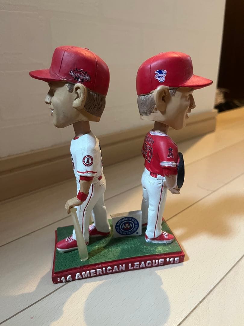 非売品MLB限定品　マイクトラウト　ボブルヘッド　2014年MVP 記念品
