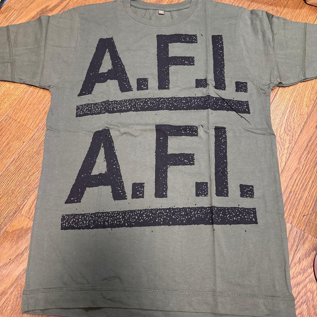 afi a fire inside カーキ Tシャツ