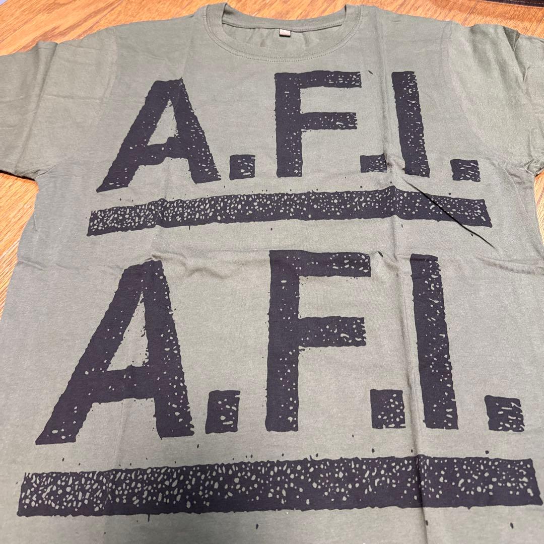 afi a fire inside カーキ Tシャツ