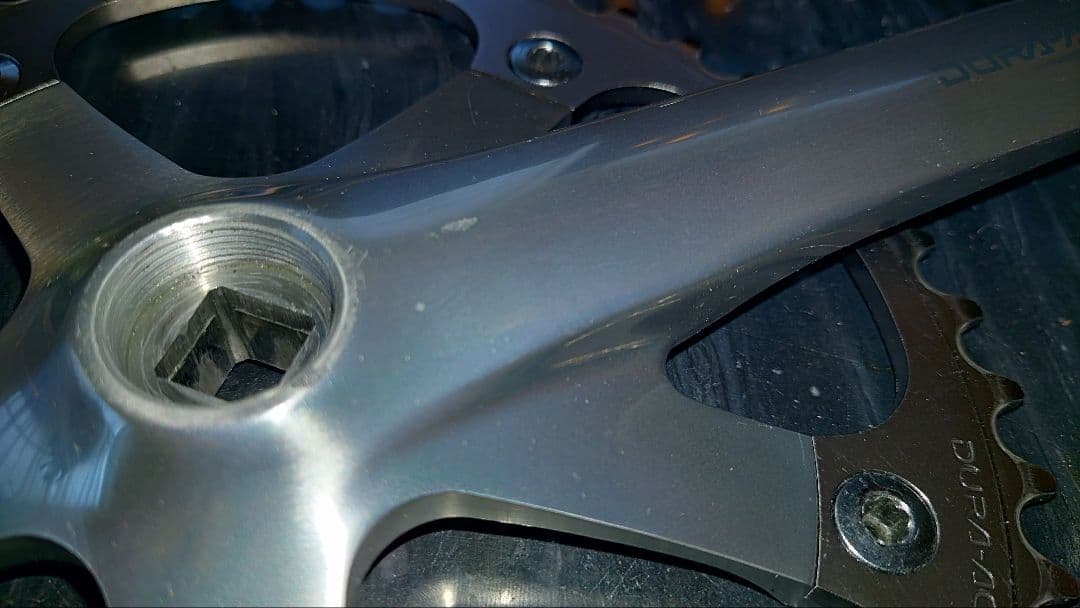 シマノDURA-ACE njs FC-7600 170mm 46tクランクセット