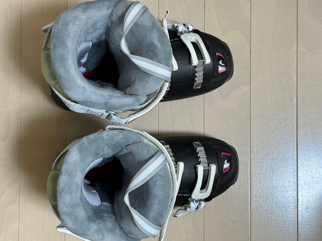 2回のみ使用美品！黒HEAD EDGE 65 女性用スキー ブーツ