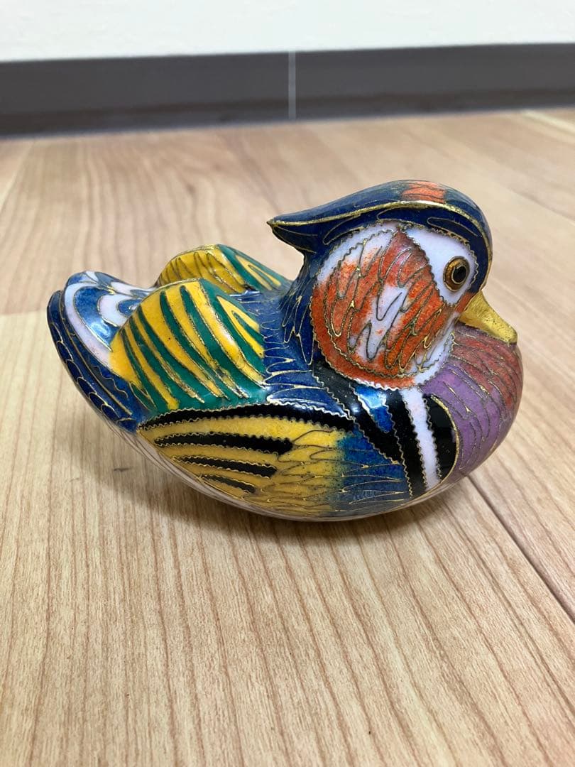 水鳥　陶器　オブジェ　置物　インテリア　工芸品　美術品　古物　古美術