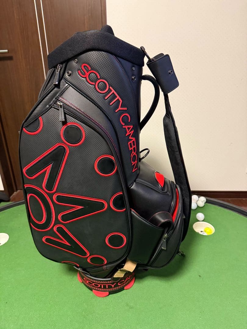SCOTTY CAMERON キャディバッグ 黒/赤　限定品　お値下げしました‼️