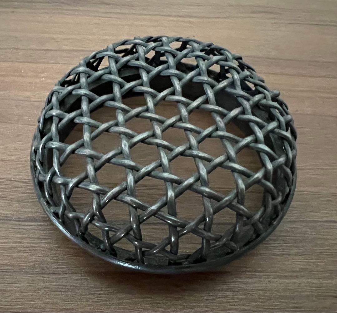 年代物 古染香炉 純銀火屋 香合 箱付き アンティーク