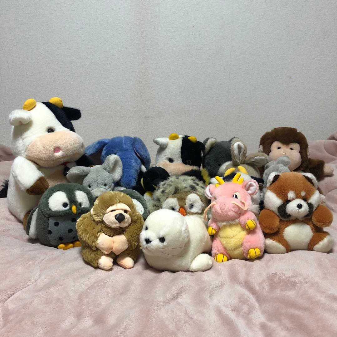 ヒロクンハウス　ワイワイ　ぬいぐるみ　18こセット　中古品