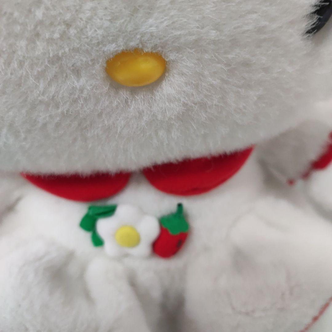 平成レトロ ハローキティ　限定/希少　いちご ドレス　ぬいぐるみ