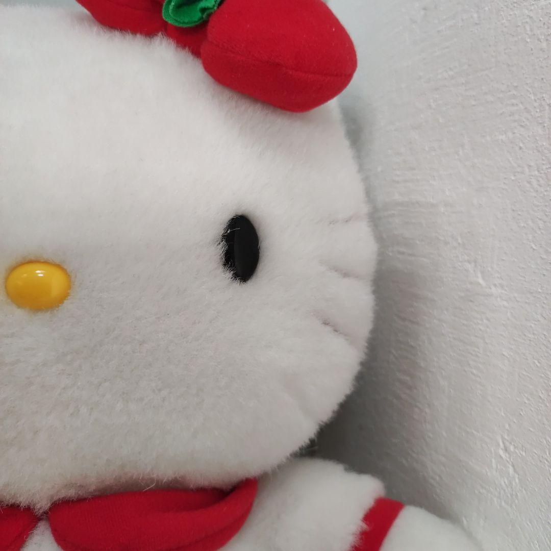 平成レトロ ハローキティ　限定/希少　いちご ドレス　ぬいぐるみ