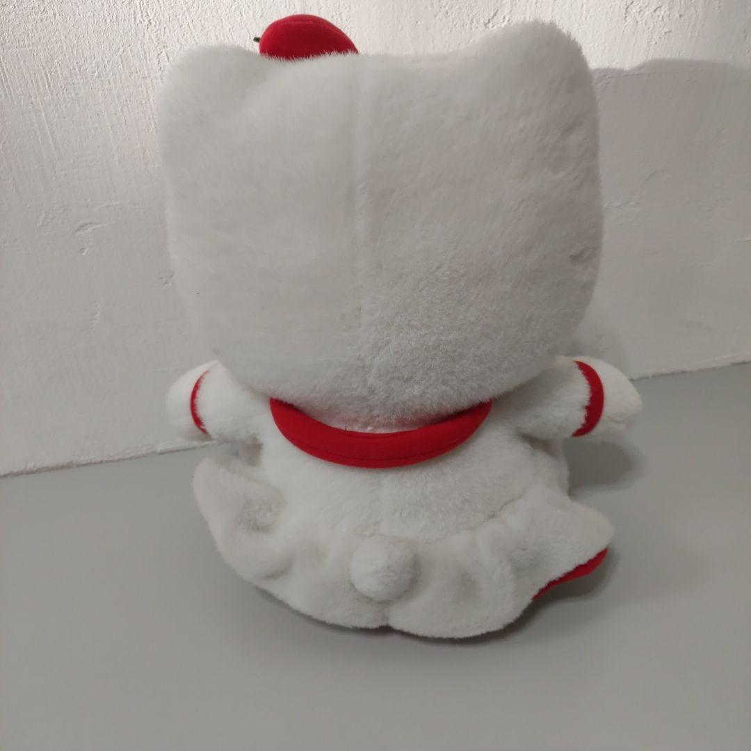 平成レトロ ハローキティ　限定/希少　いちご ドレス　ぬいぐるみ