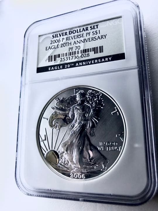 【NGC最高鑑定】イーグル銀貨2006 リバースプルーフ