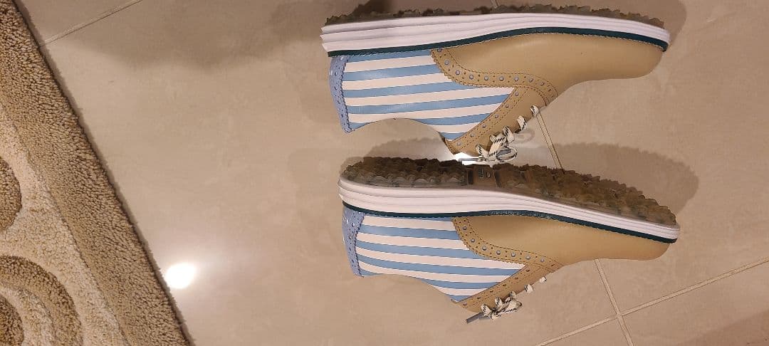 超美品お買得❣️ お洒落 コールハーンオックスコラボゴルフシューズ22～23cm