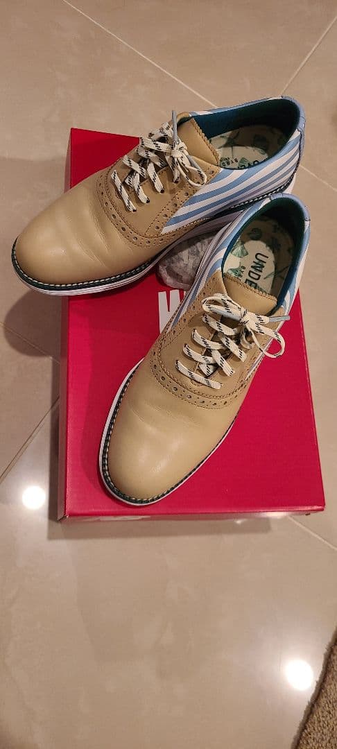 超美品お買得❣️ お洒落 コールハーンオックスコラボゴルフシューズ22～23cm