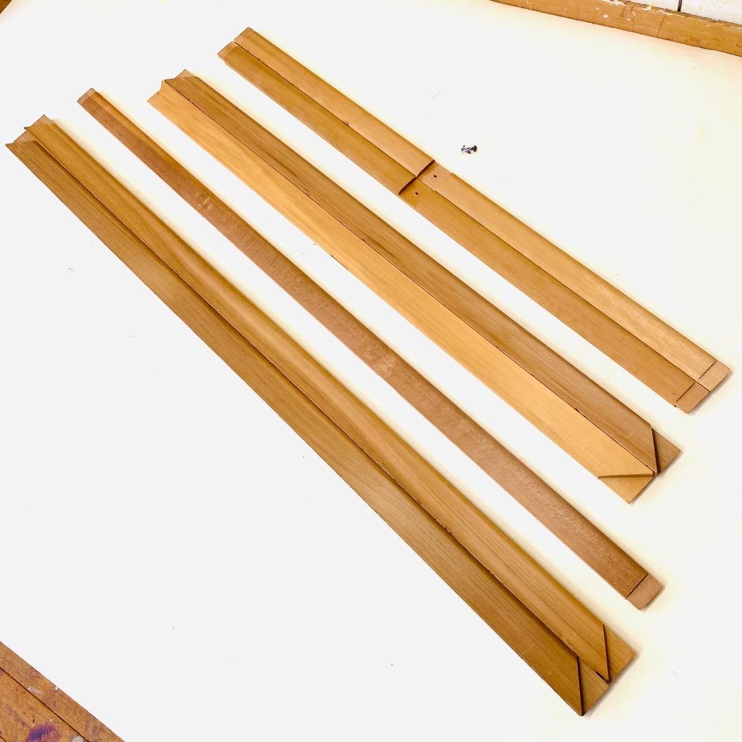 絵画用 木枠 キャンバス枠 F100号上枠 マルオカ 杉材 中古良品 送料込③