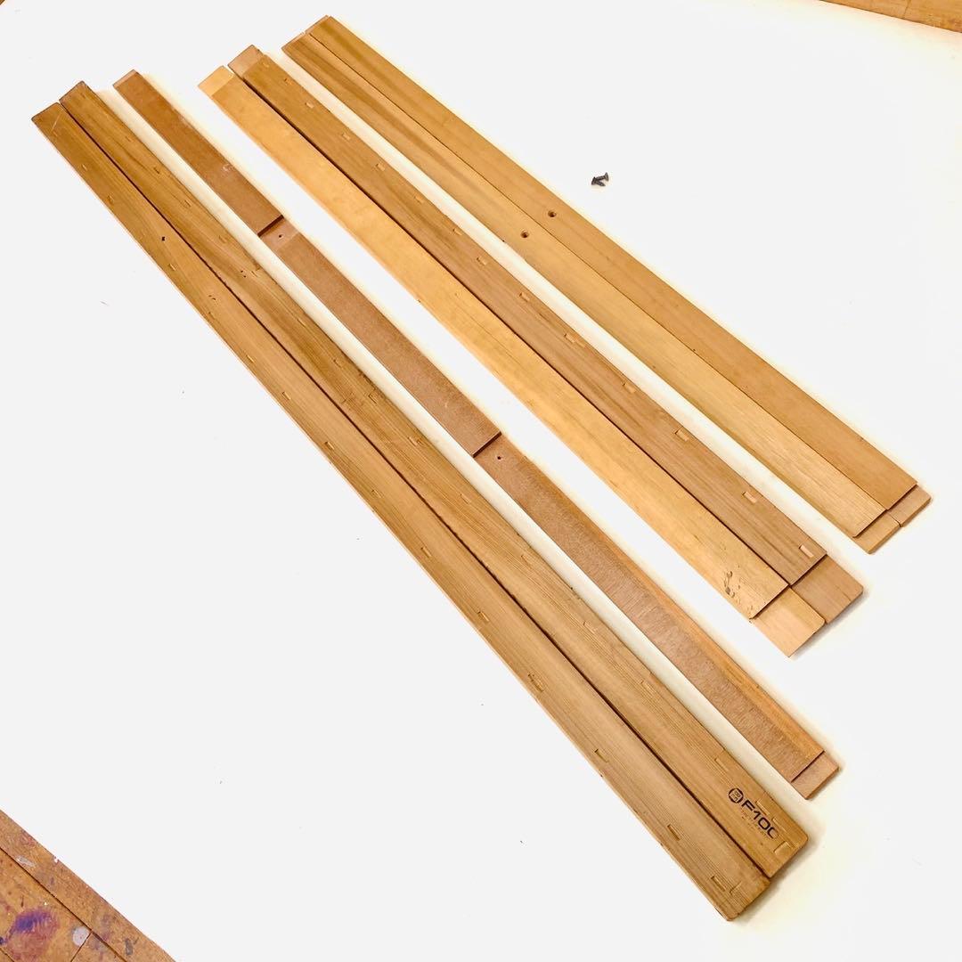 絵画用 木枠 キャンバス枠 F100号上枠 マルオカ 杉材 中古良品 送料込③