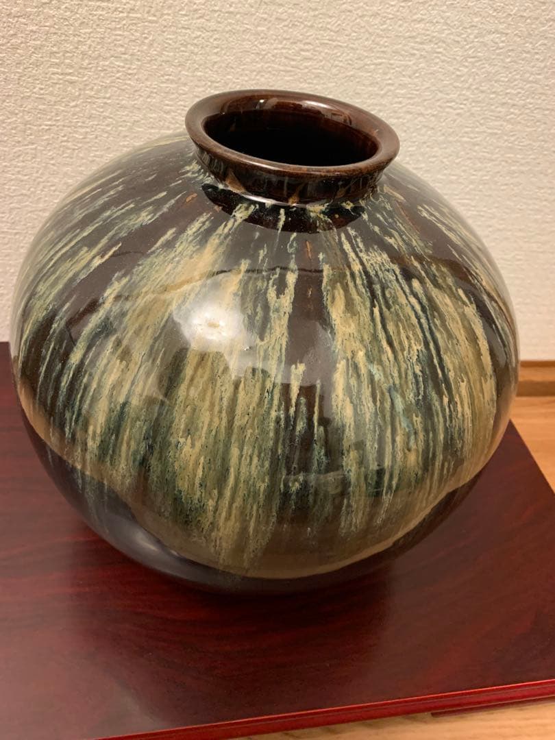 【高取焼・壺】初代　鬼丸雪山・壺・1点限定(ツボ)・至高の逸品