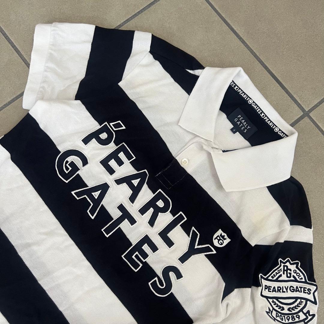 Pearly gates パーリーゲイツ　セットアップ　ボーダー　メンズ　ゴルフ