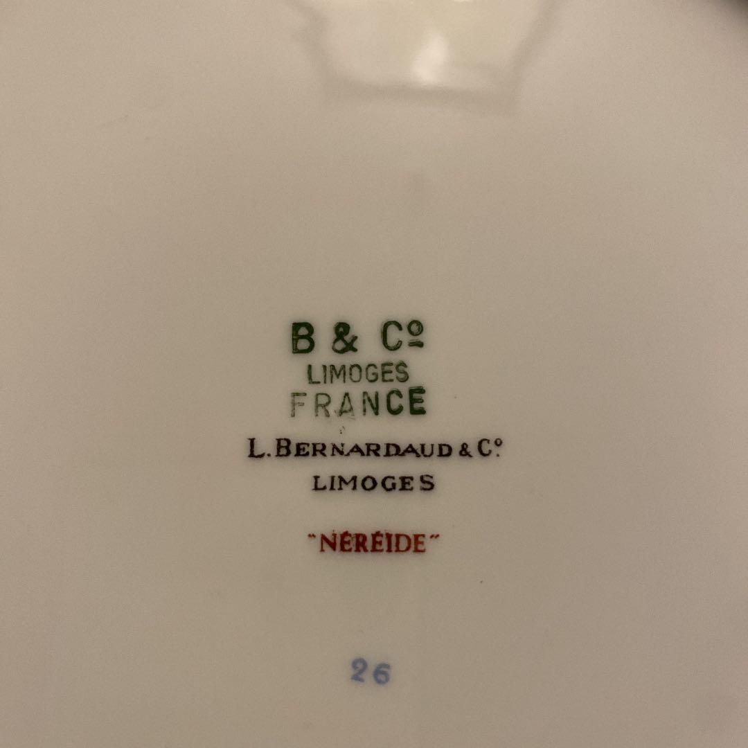 フランスベルナルドリモージュの飾り絵皿