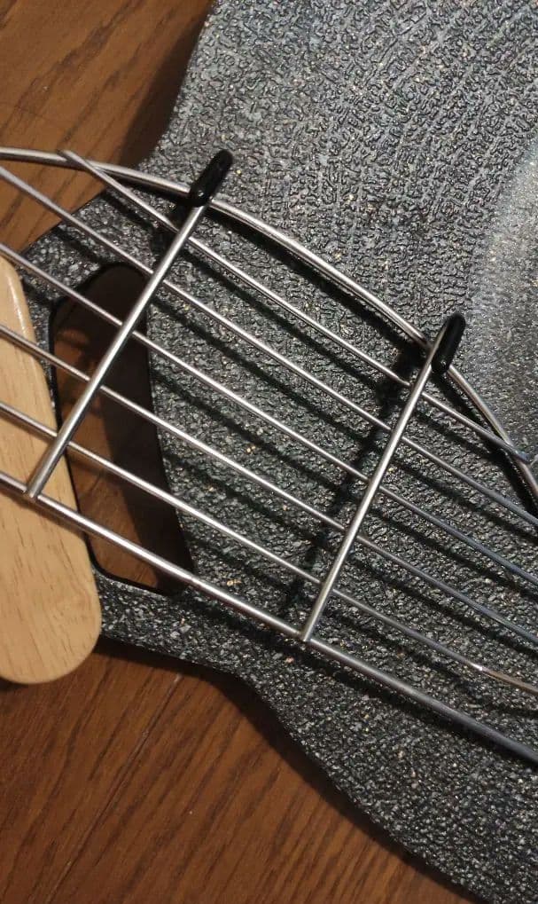 取手、アミ付、五徳／マルチグリドル直径34cm・5mm極厚／厚手1000D生地