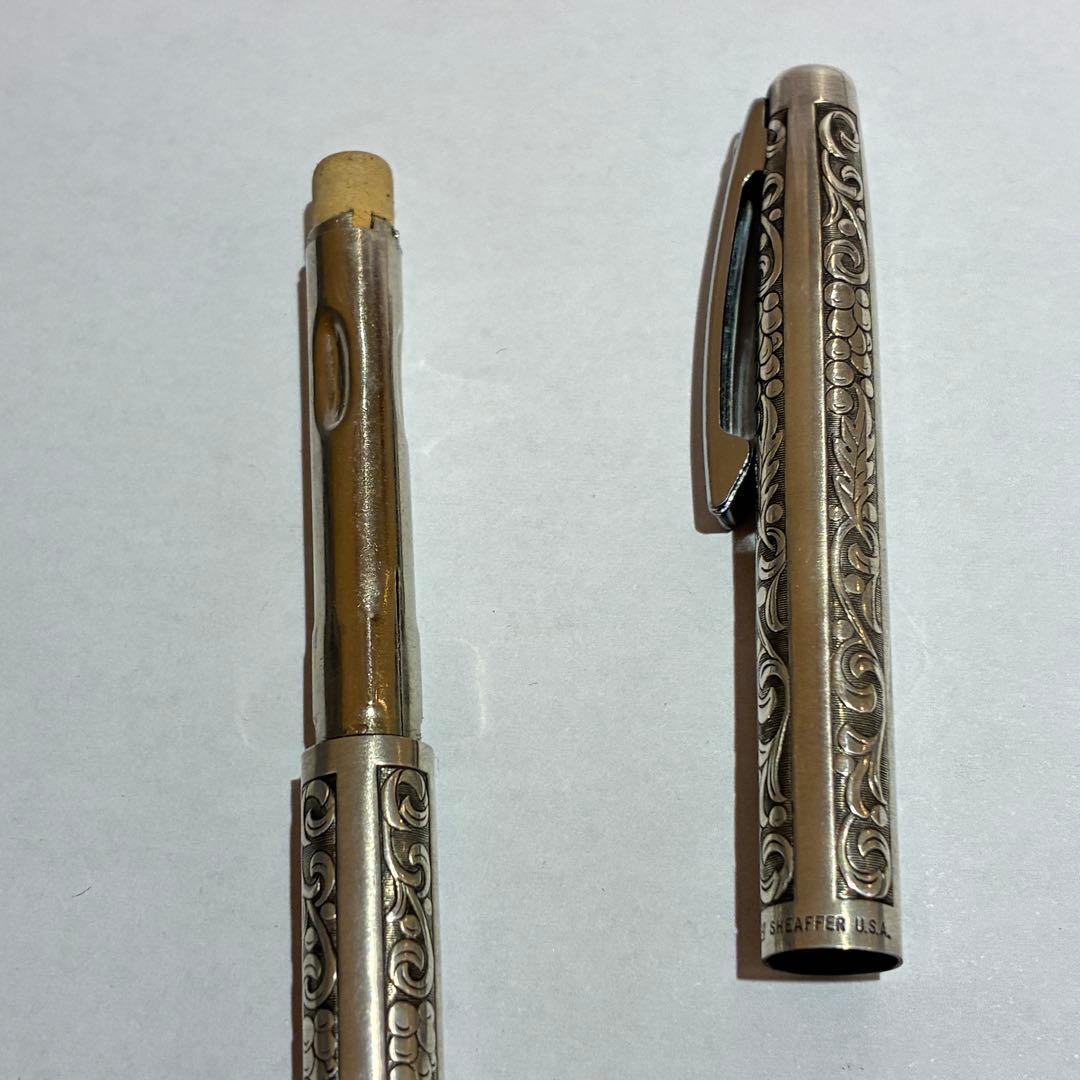 ♠ SHEAFFER シェーファー ボールペン シャーペン セット 葡萄 唐草