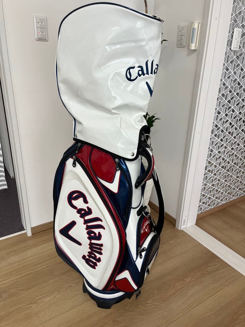 Callaway キャディバッグ 9.5型 ホワイト/レッド/ブルー