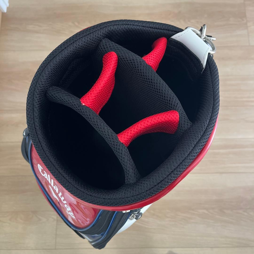 Callaway キャディバッグ 9.5型 ホワイト/レッド/ブルー