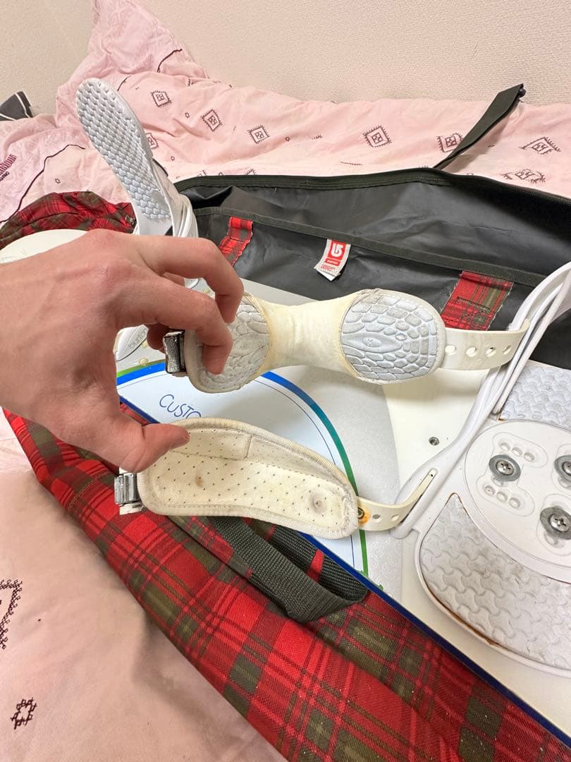 BURTON CUSTOM 154cm スノーボード 3点セット (ケース付き)