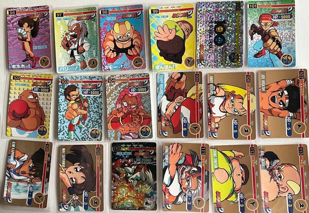 餓狼伝説2 餓狼伝説SPECIALトレーディングカード 142枚