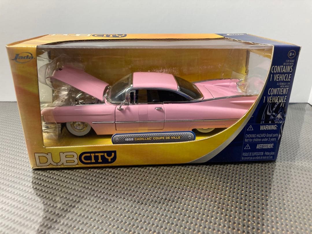 ミニカー JADA 1/24 1959CADILLAC COUPE DEVILLE