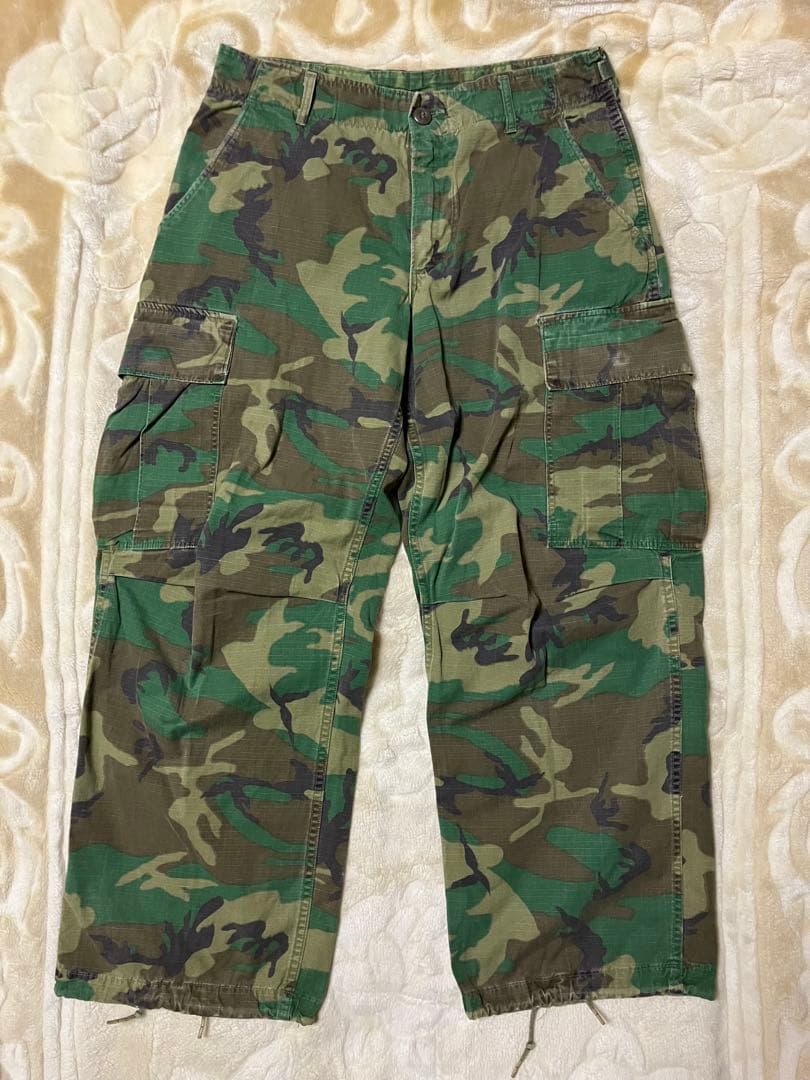 赤　米軍実物　60's ⑤⓪ ジャングルファティーグ　ERDL ブラウン