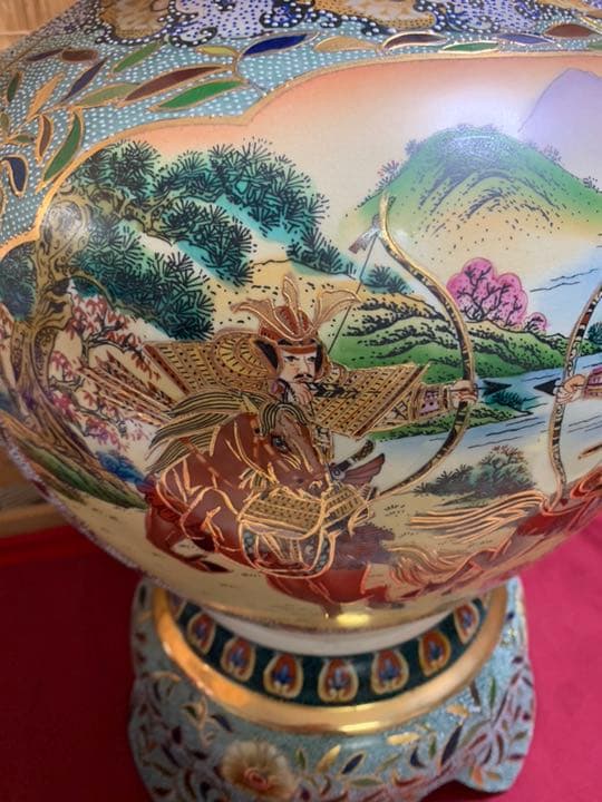 骨董 飾り壺 特大❤️