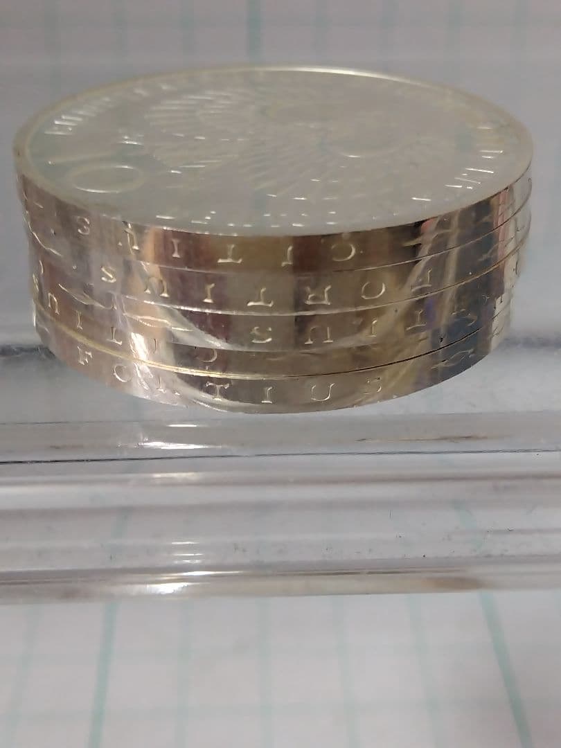 【純銀62.5%】1972年ミュンヘンオリンピック記念銀貨５枚、旧硬貨10マルク