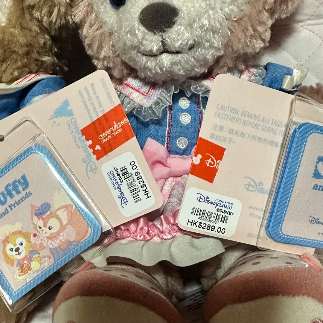 香港ディズニー　春日　スイートスプリング　ダッフィ　シェリーメイ　ぬいぐるみSS