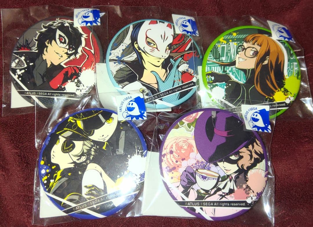 ペルソナ5 総攻撃 缶バッジ コトブキヤ 5個セット