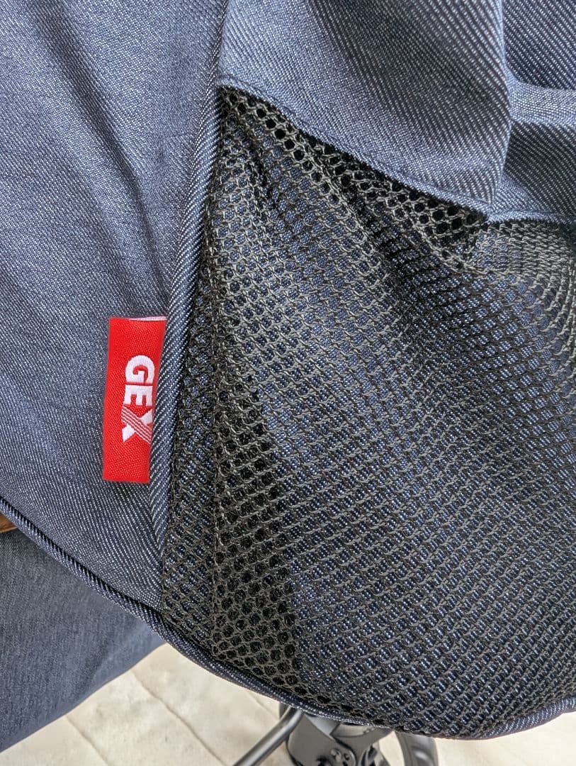 ペットカート　わんわんカード　スマートハンディSafety デニム柄