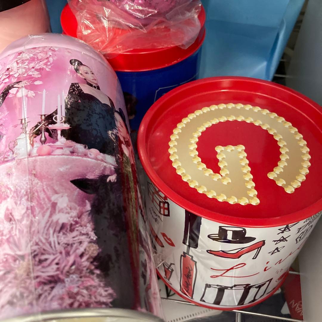 安室奈美恵　空き缶セット　キャンディボックス　クッキー缶　PLAY 2006