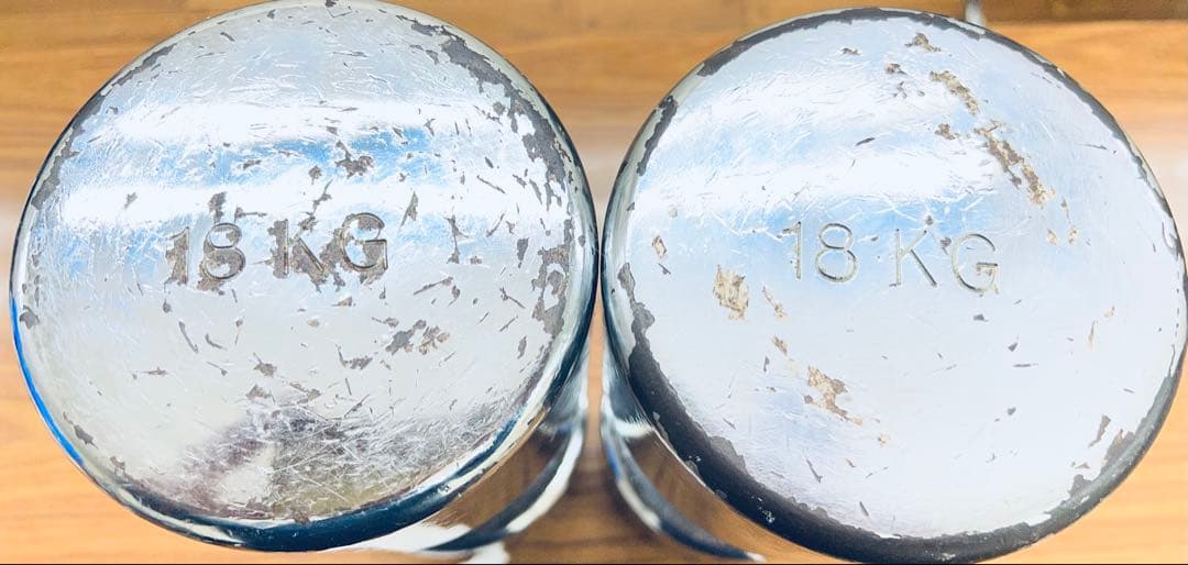 ivanko 回転式　ダンベル　18kg✖️2個