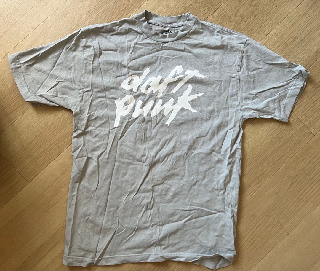 Daft Punk Tシャツ Mサイズ グレー 100%コットン