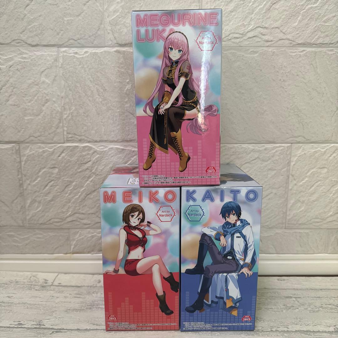 初音ミク ぬーどるストッパー フィギュア　KAITO MEIKO 巡音ルカ