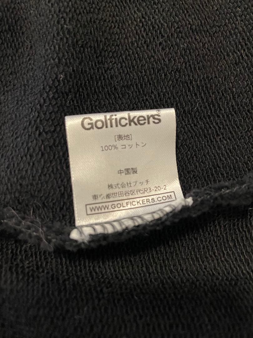 golfickers フード　ベスト　ブラック