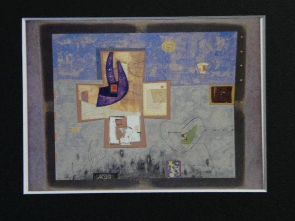 室越健美、『花のかたち』、希少画集より、状態良好、新品木製額・額装付