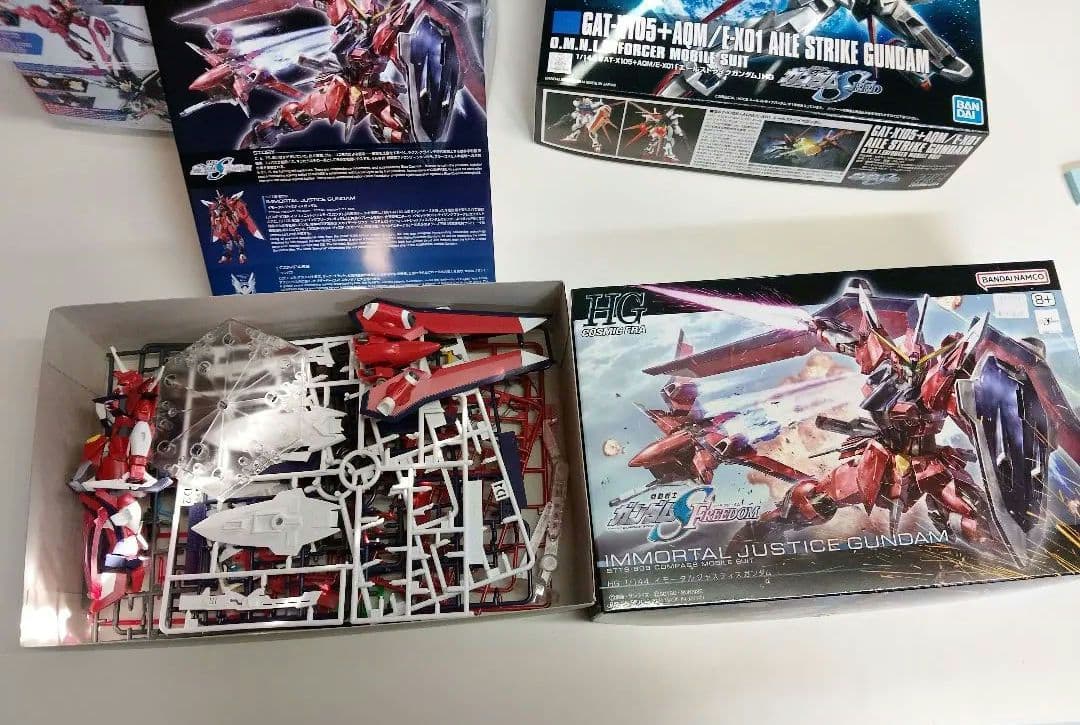 【組立済】HG ガンプラ 4体セット SEED FREEDOM