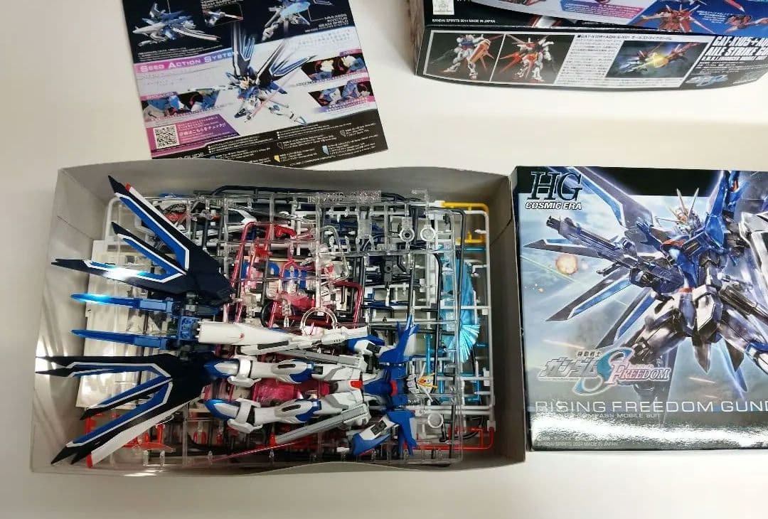 【組立済】HG ガンプラ 4体セット SEED FREEDOM