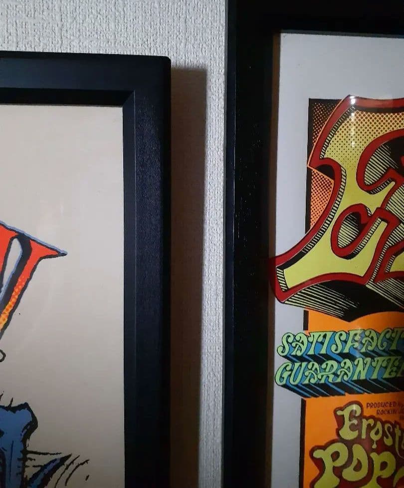 ロッキンジェリービーン シルクスクリーン デビルマン 額縁セット